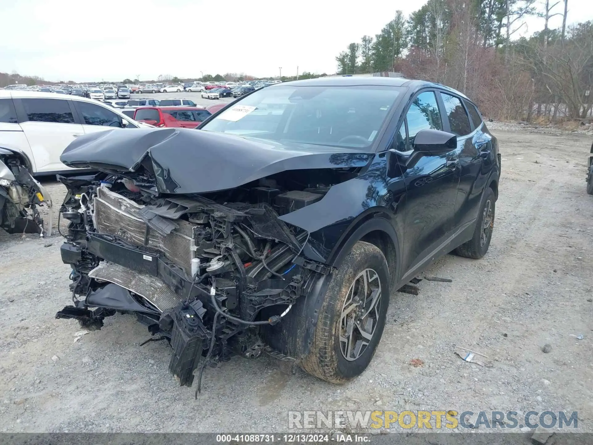 2 fotografías del automóvil dañado KNDPU3AF7P7136246 KIA SPORTAGE 2023