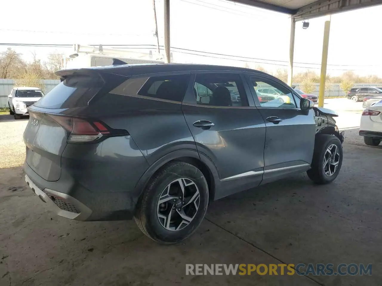 3 fotografías del automóvil dañado KNDPU3AF8P7133307 KIA SPORTAGE 2023