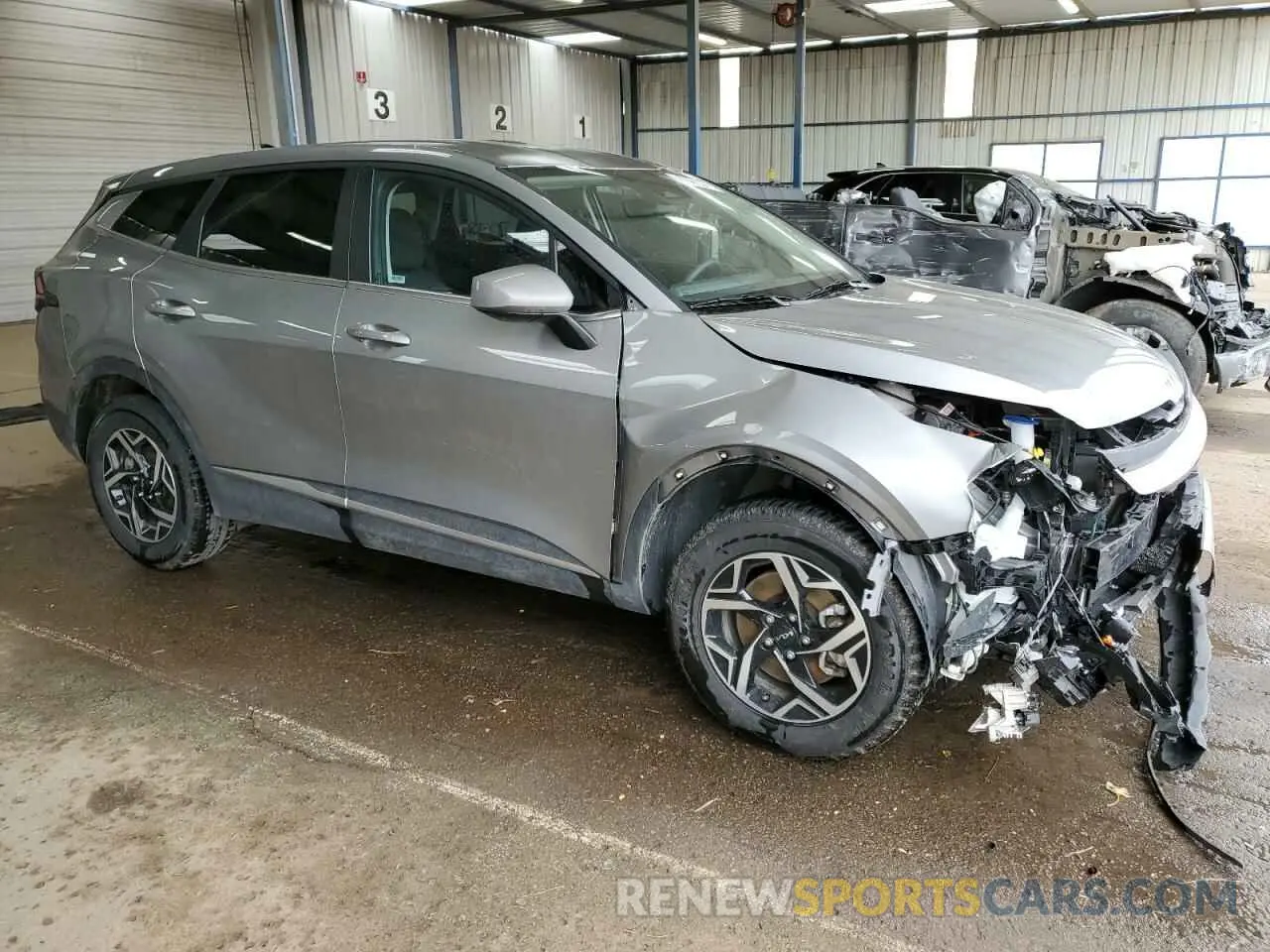 4 fotografías del automóvil dañado KNDPUCAF3P7187646 KIA SPORTAGE 2023