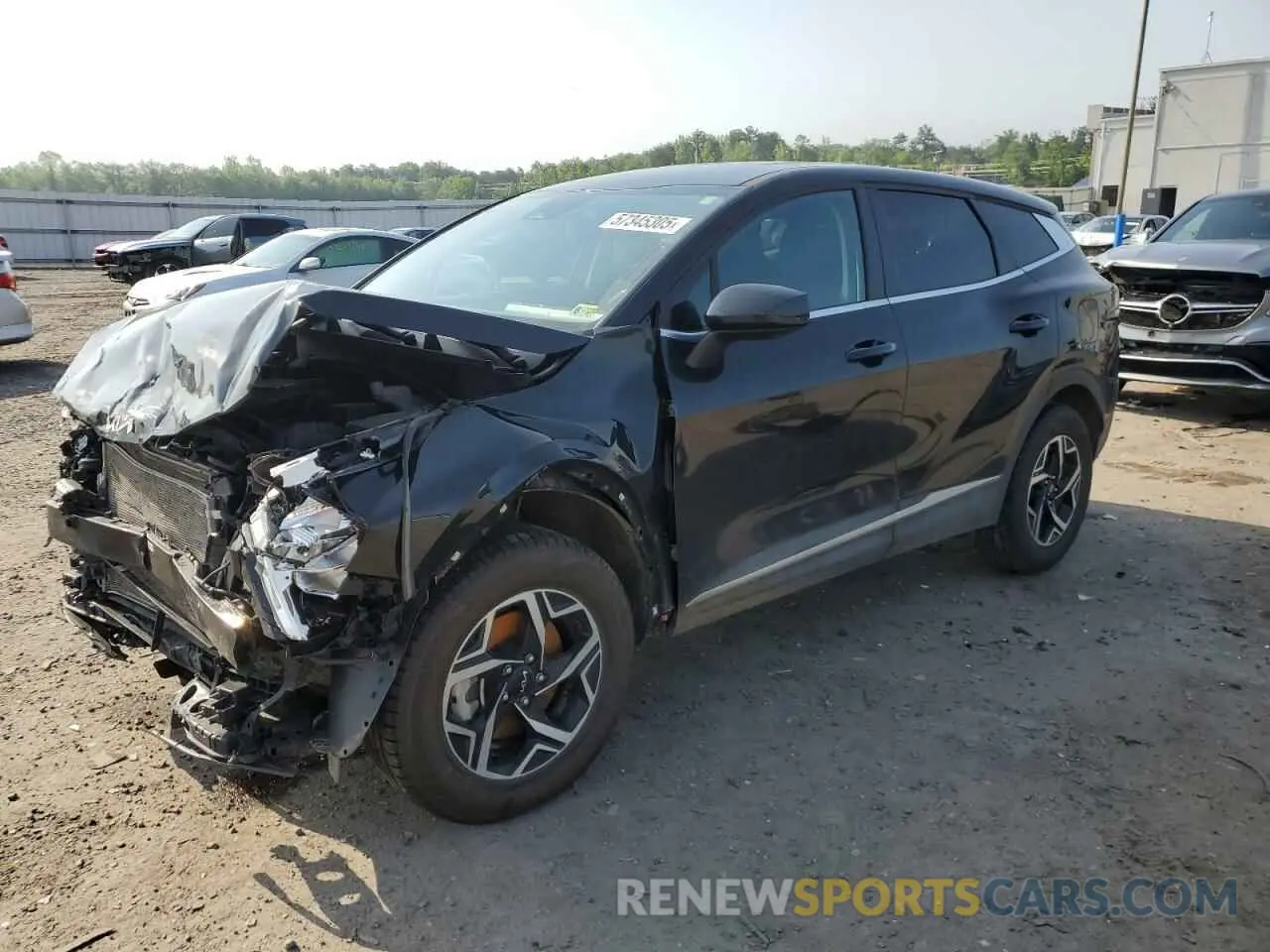 1 fotografías del automóvil dañado KNDPUCAF3P7196394 KIA SPORTAGE 2023