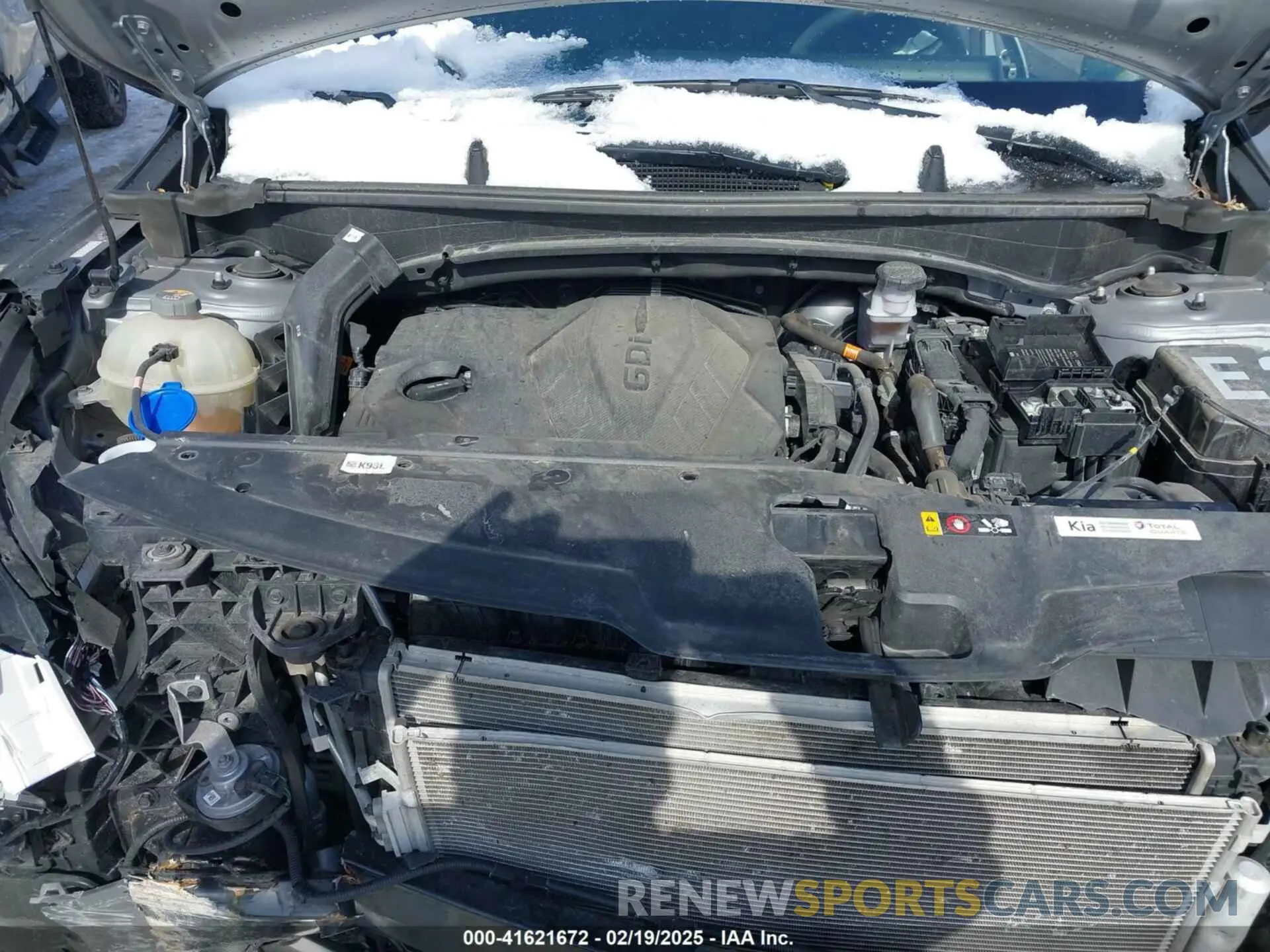 10 fotografías del automóvil dañado KNDPUCAF6P7050717 KIA SPORTAGE 2023