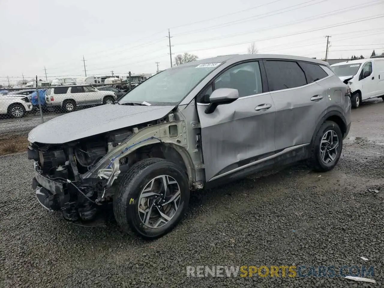 1 fotografías del automóvil dañado KNDPUCAF6P7099030 KIA SPORTAGE 2023