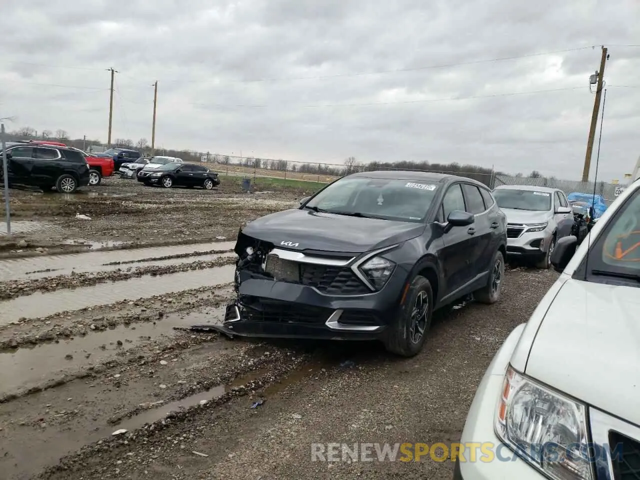 1 fotografías del automóvil dañado KNDPUCAF6P7211714 KIA SPORTAGE 2023