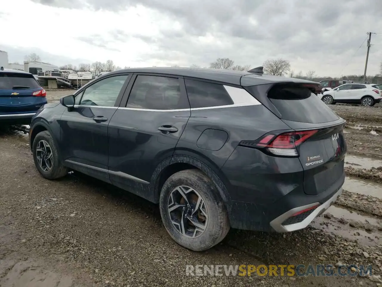 2 fotografías del automóvil dañado KNDPUCAF6P7211714 KIA SPORTAGE 2023