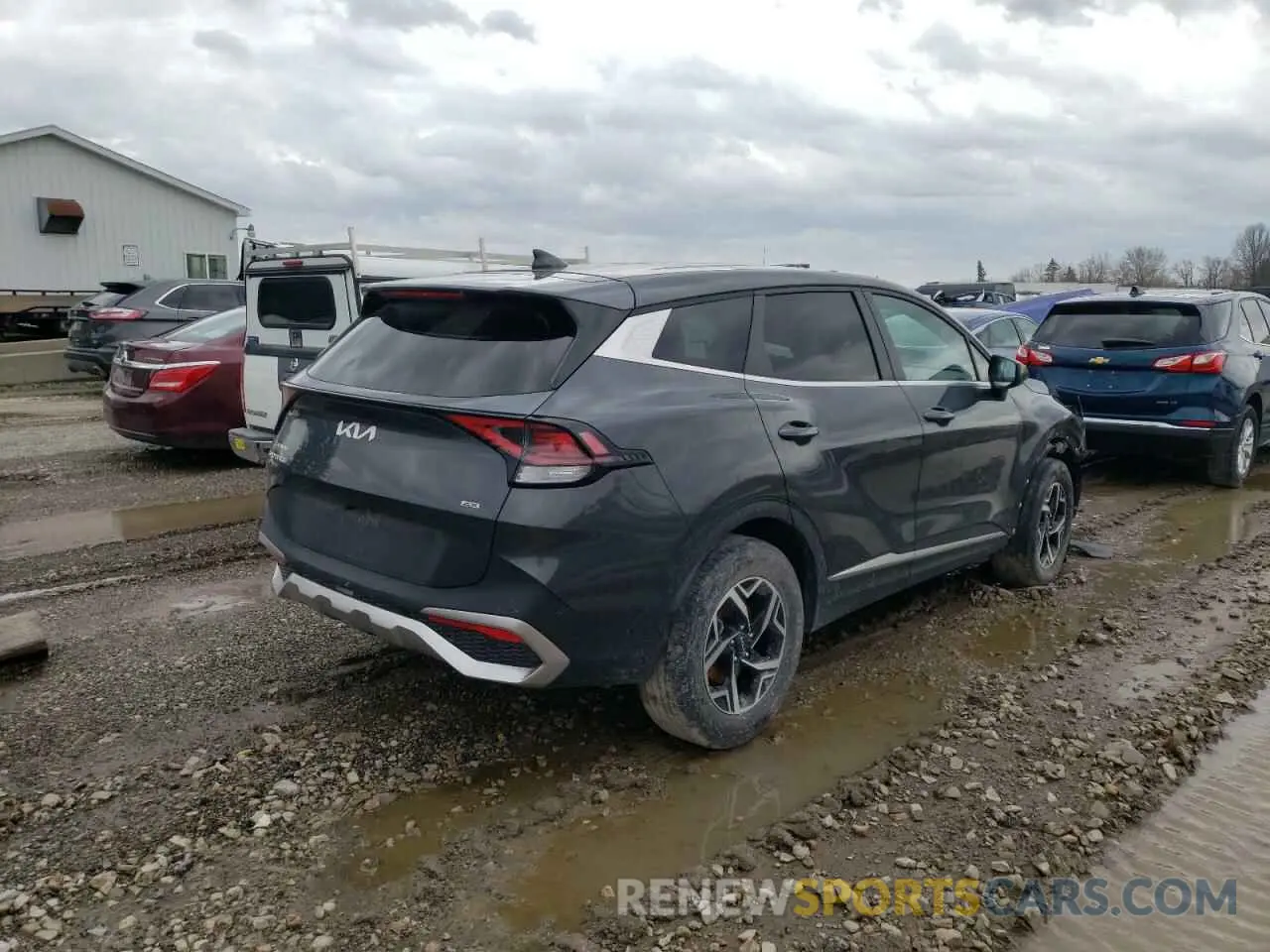 3 fotografías del automóvil dañado KNDPUCAF6P7211714 KIA SPORTAGE 2023