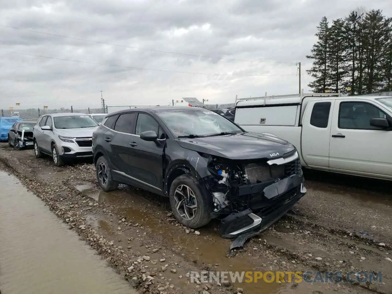 4 fotografías del automóvil dañado KNDPUCAF6P7211714 KIA SPORTAGE 2023