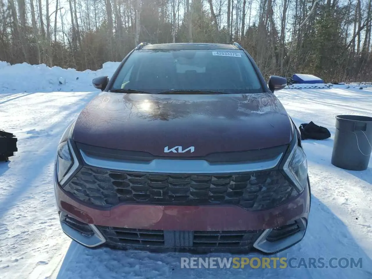 5 fotografías del automóvil dañado KNDPVCAF5P7194935 KIA SPORTAGE 2023