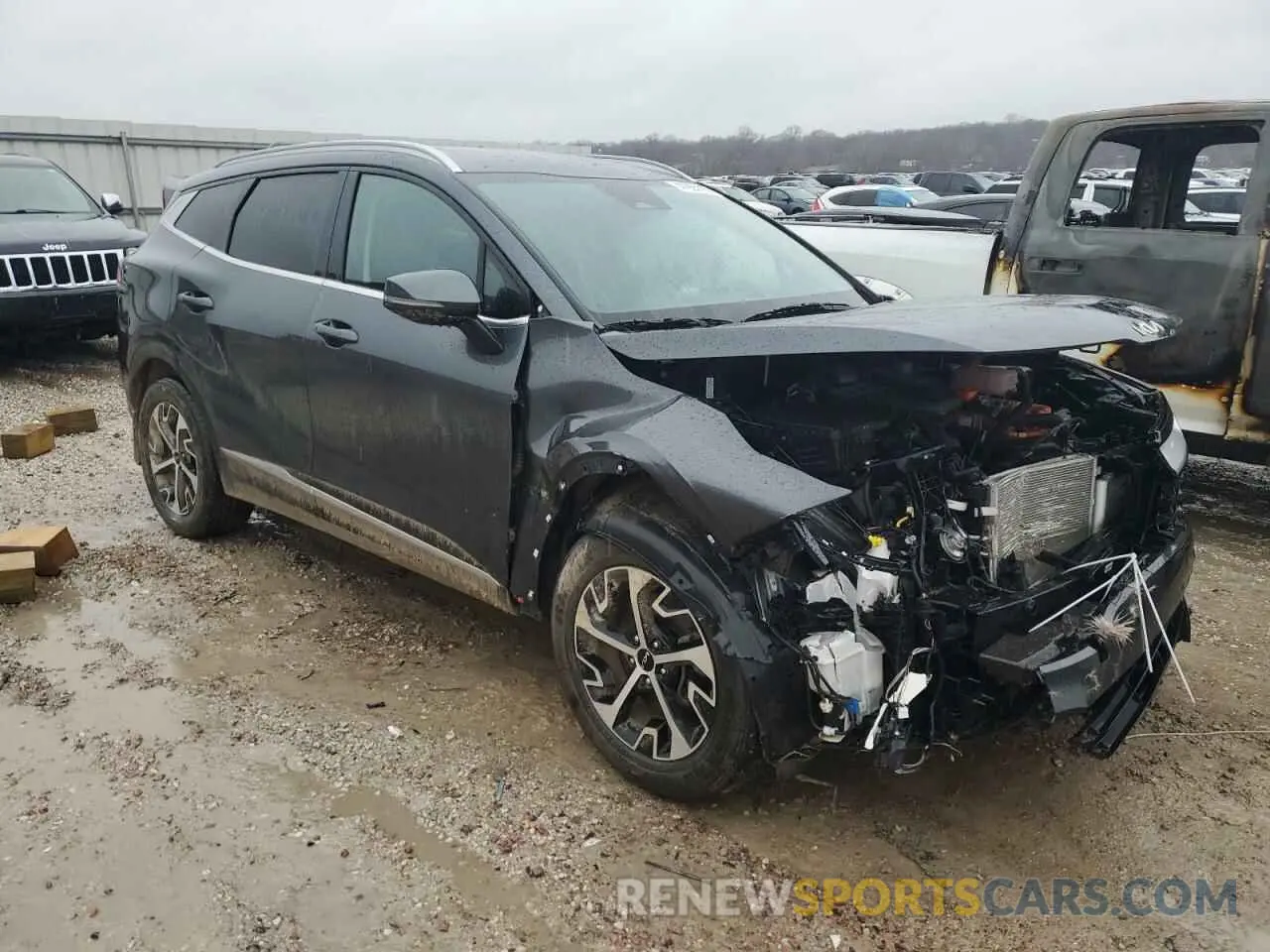 4 fotografías del automóvil dañado KNDPVCAG0P7070208 KIA SPORTAGE 2023