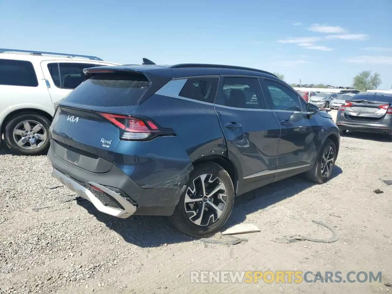 3 fotografías del automóvil dañado KNDPVCAG6P7015259 KIA SPORTAGE 2023
