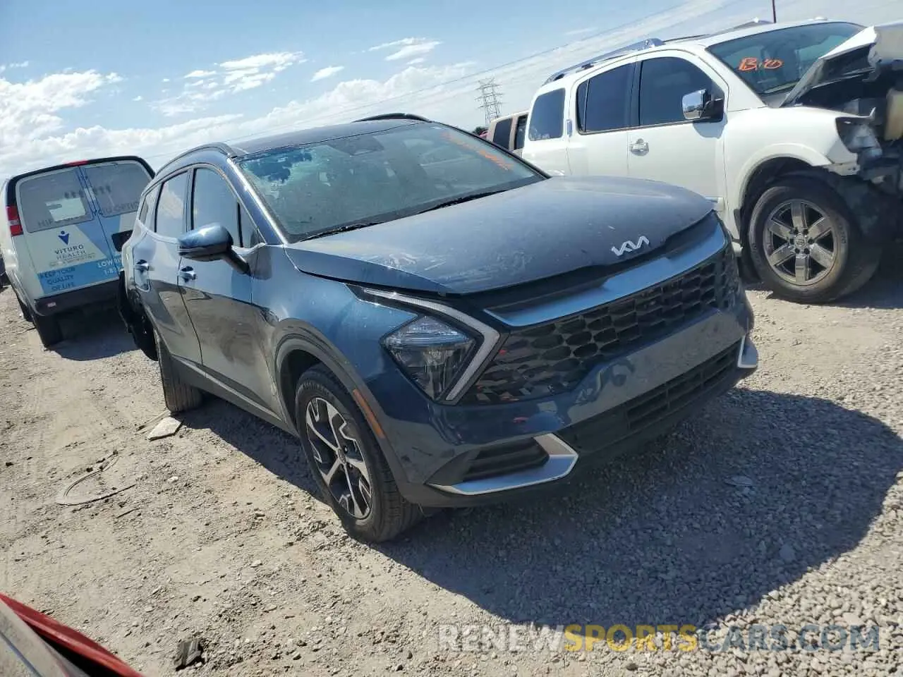 4 fotografías del automóvil dañado KNDPVCAG6P7015259 KIA SPORTAGE 2023