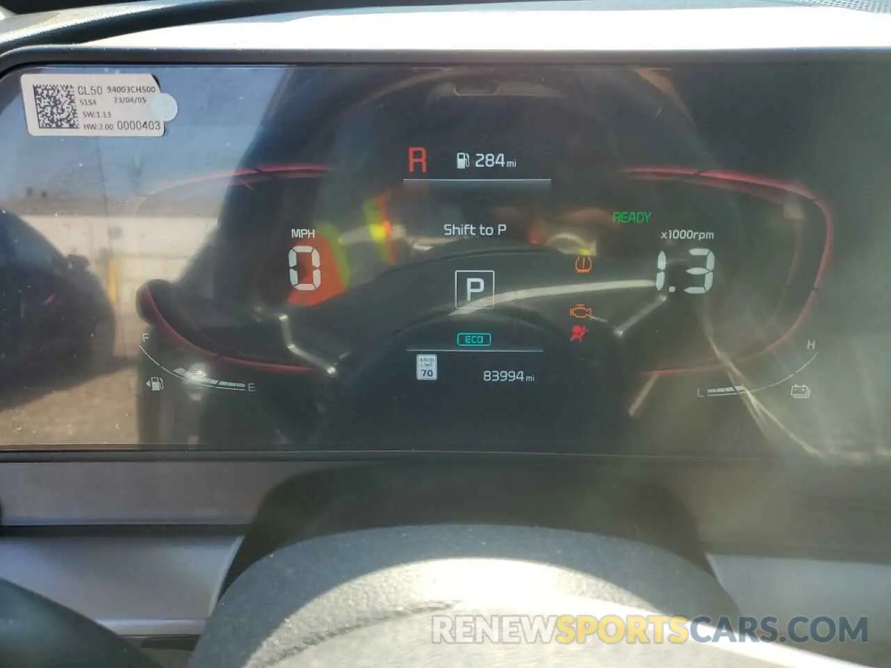 9 fotografías del automóvil dañado KNDPVCAG8P7088620 KIA SPORTAGE 2023