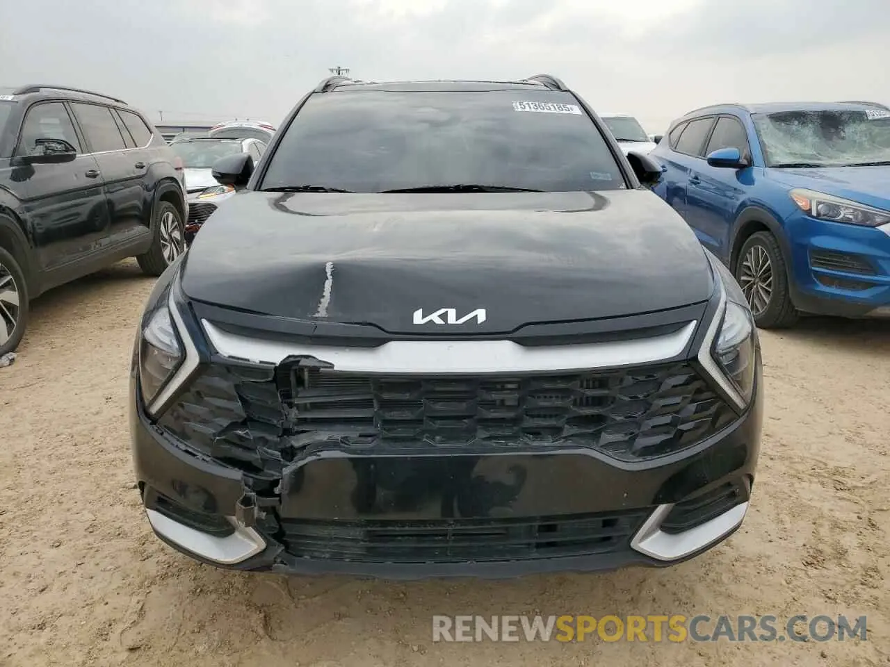5 fotografías del automóvil dañado KNDPVCAG9P7015501 KIA SPORTAGE 2023