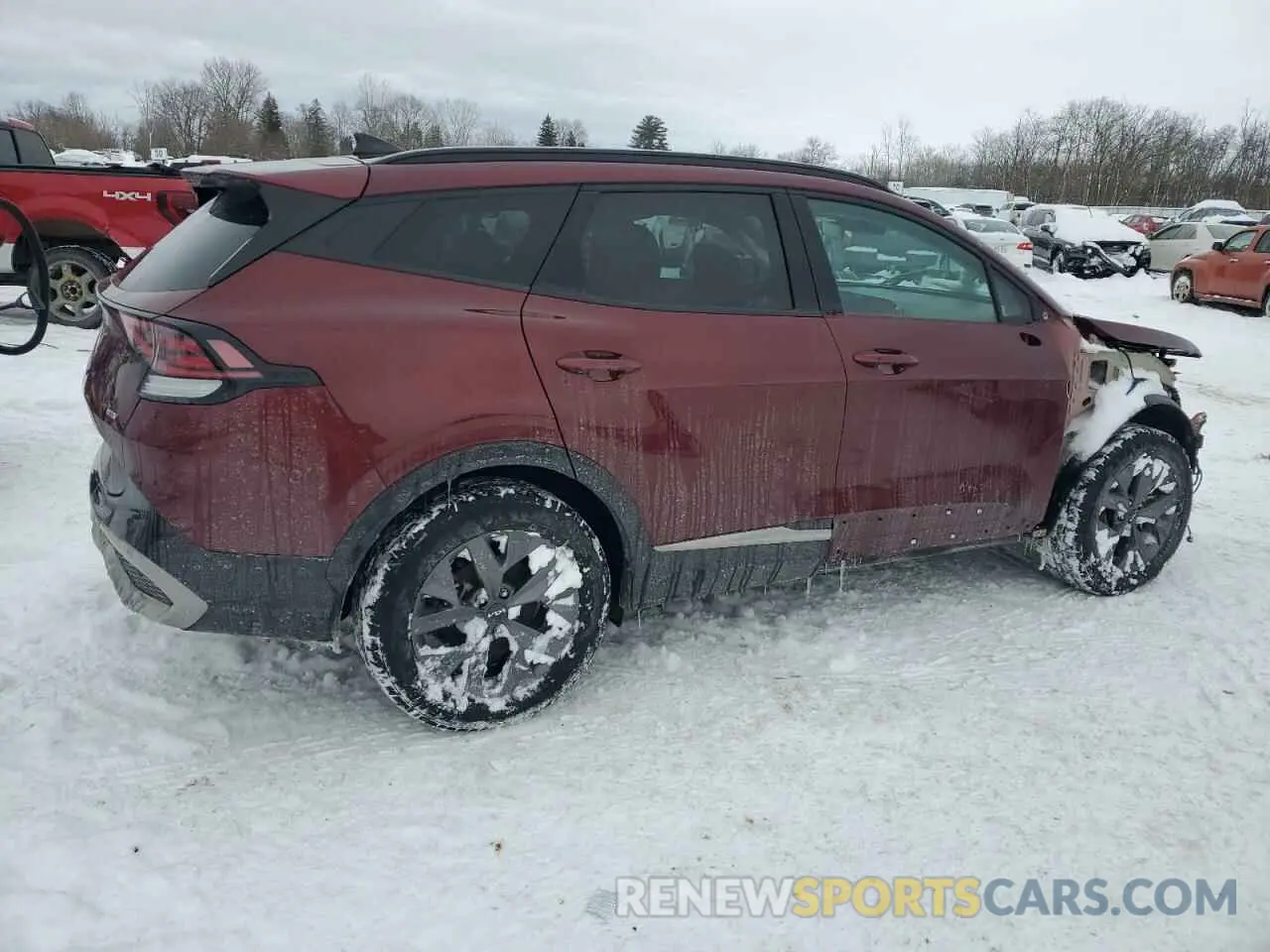 3 fotografías del automóvil dañado KNDPXCAG4P7031809 KIA SPORTAGE 2023