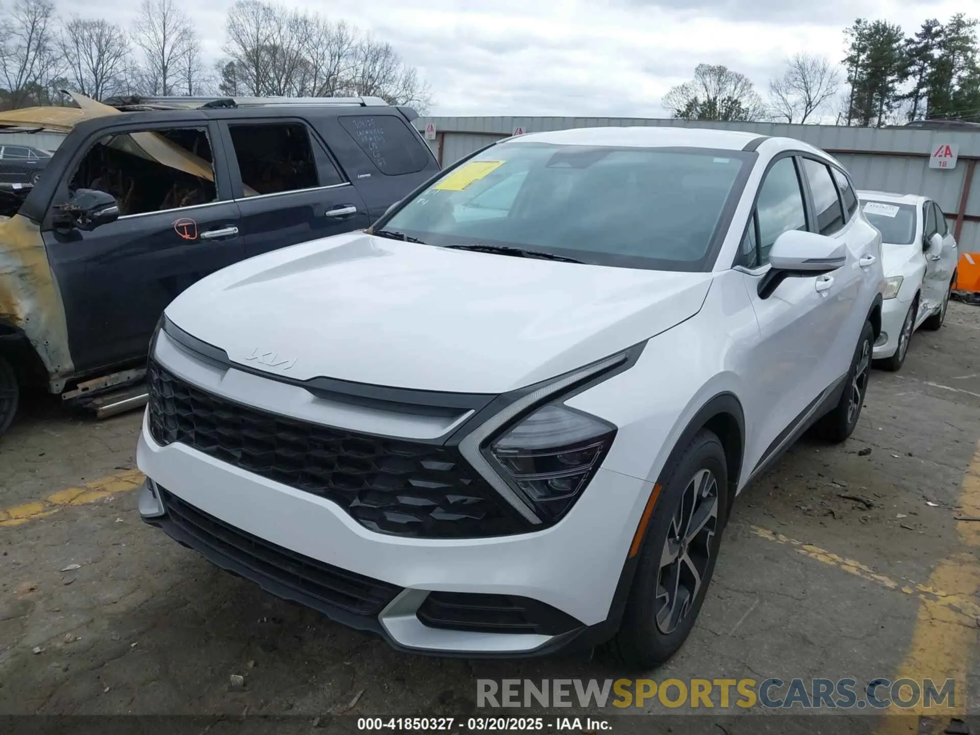 2 fotografías del automóvil dañado 5XYK33DF0RG232671 KIA SPORTAGE 2024