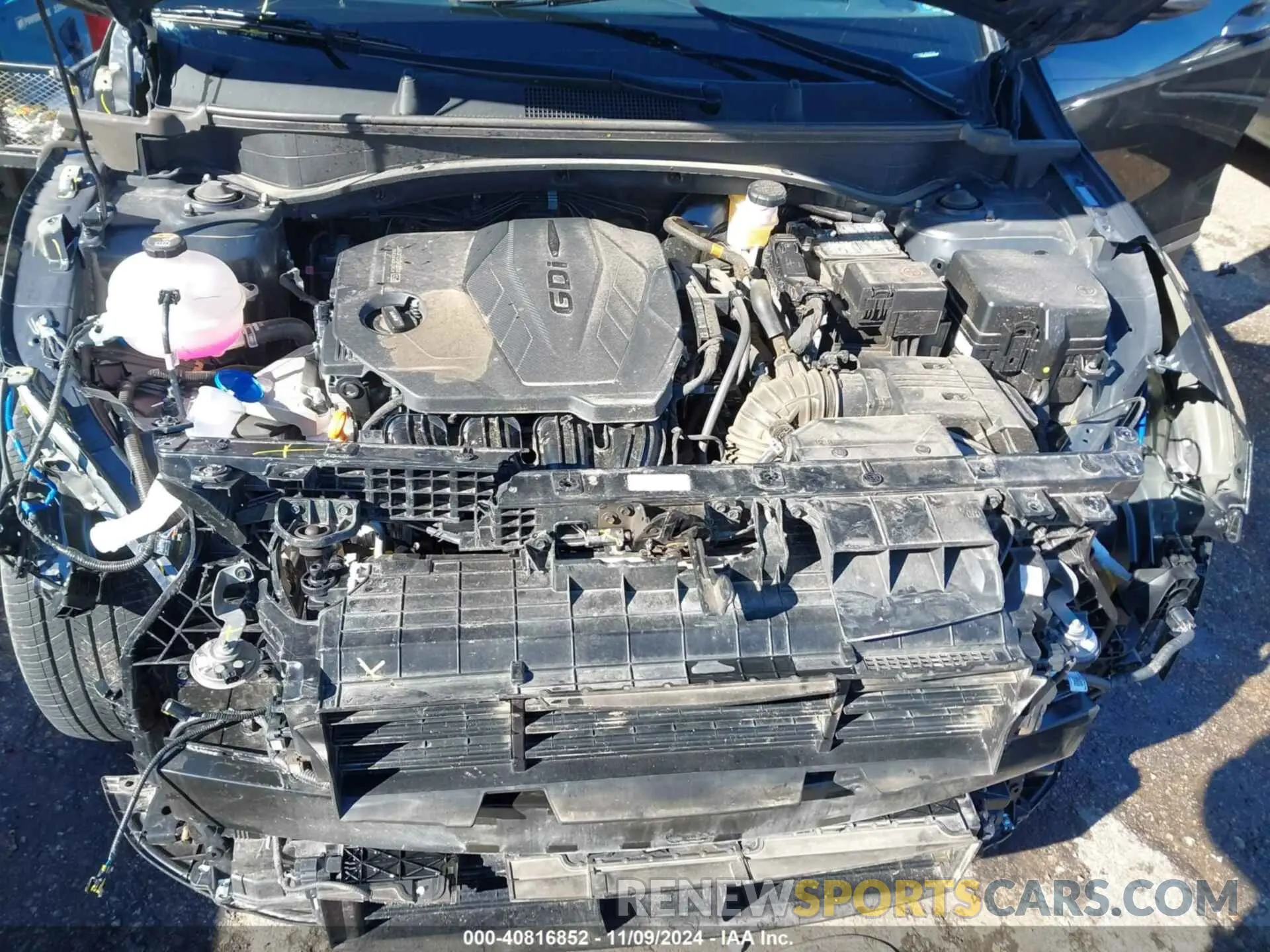 10 fotografías del automóvil dañado 5XYK33DF1RG208105 KIA SPORTAGE 2024
