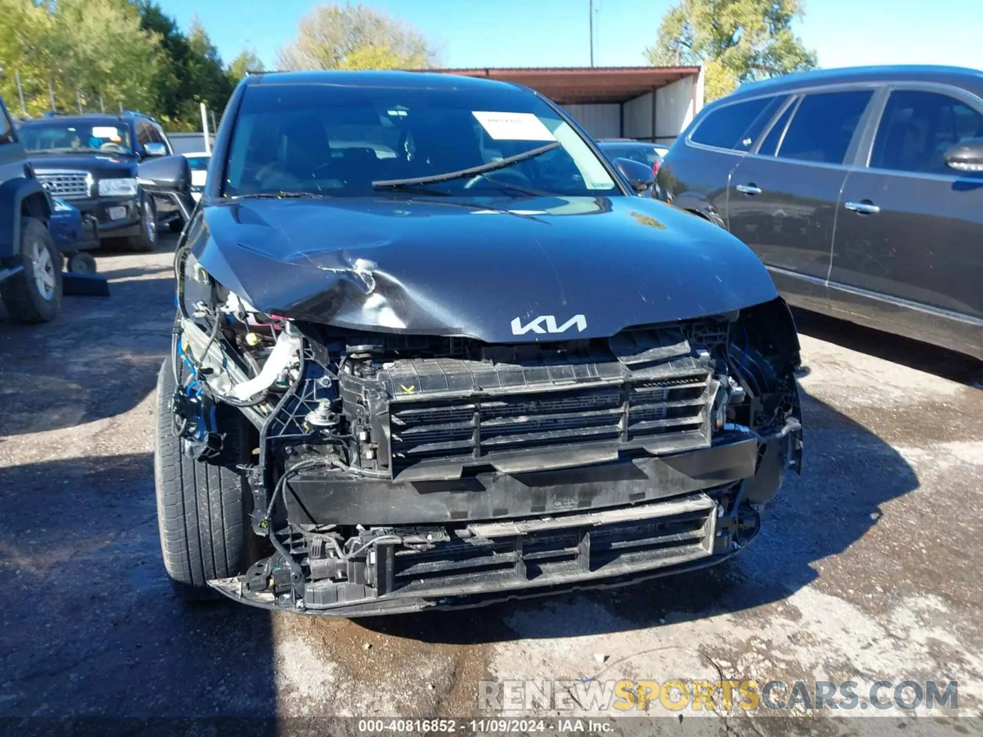 13 fotografías del automóvil dañado 5XYK33DF1RG208105 KIA SPORTAGE 2024