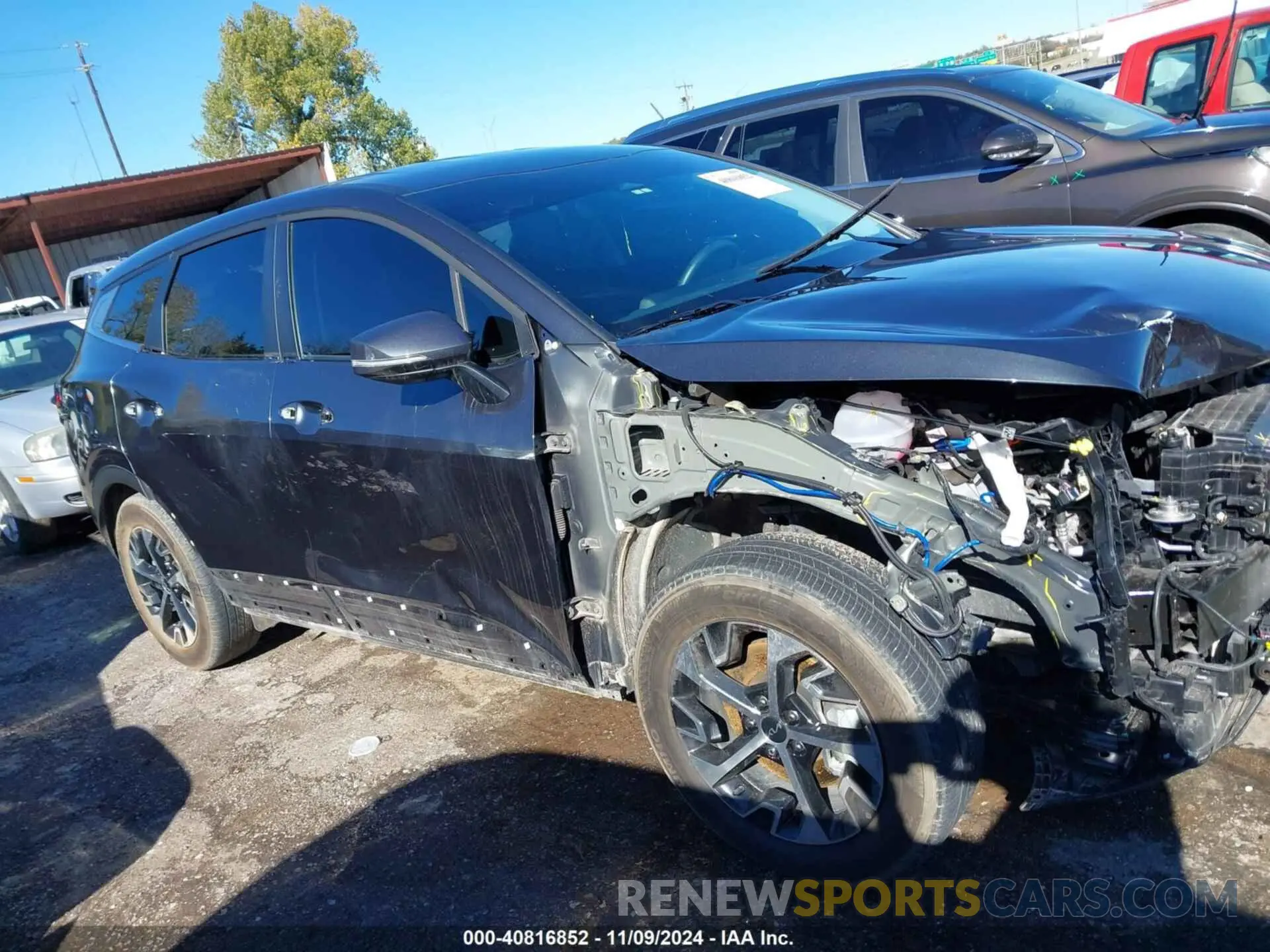 14 fotografías del automóvil dañado 5XYK33DF1RG208105 KIA SPORTAGE 2024
