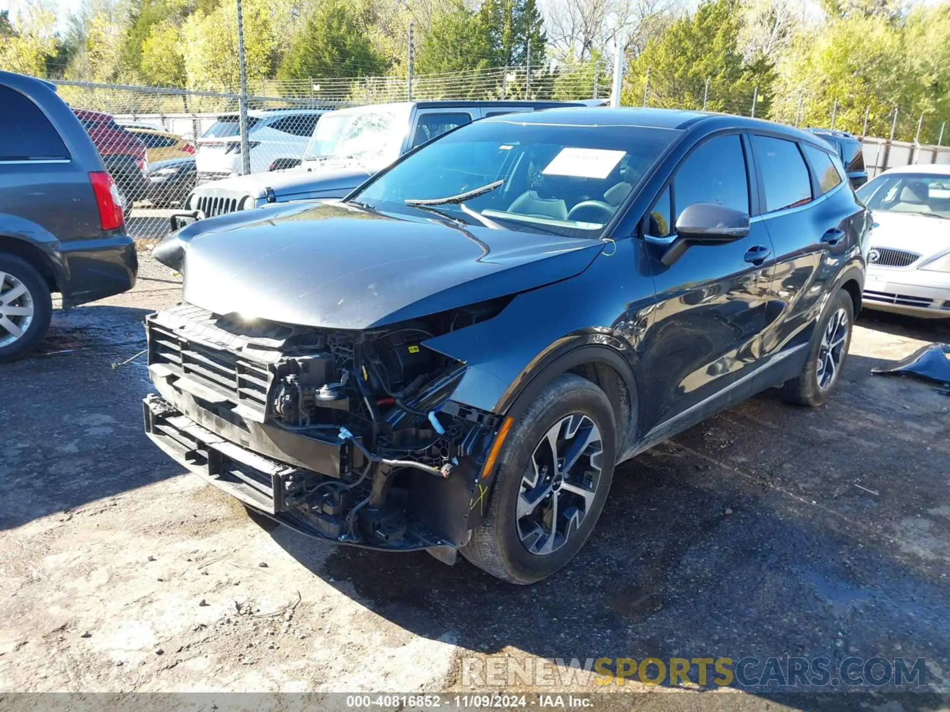 2 fotografías del automóvil dañado 5XYK33DF1RG208105 KIA SPORTAGE 2024