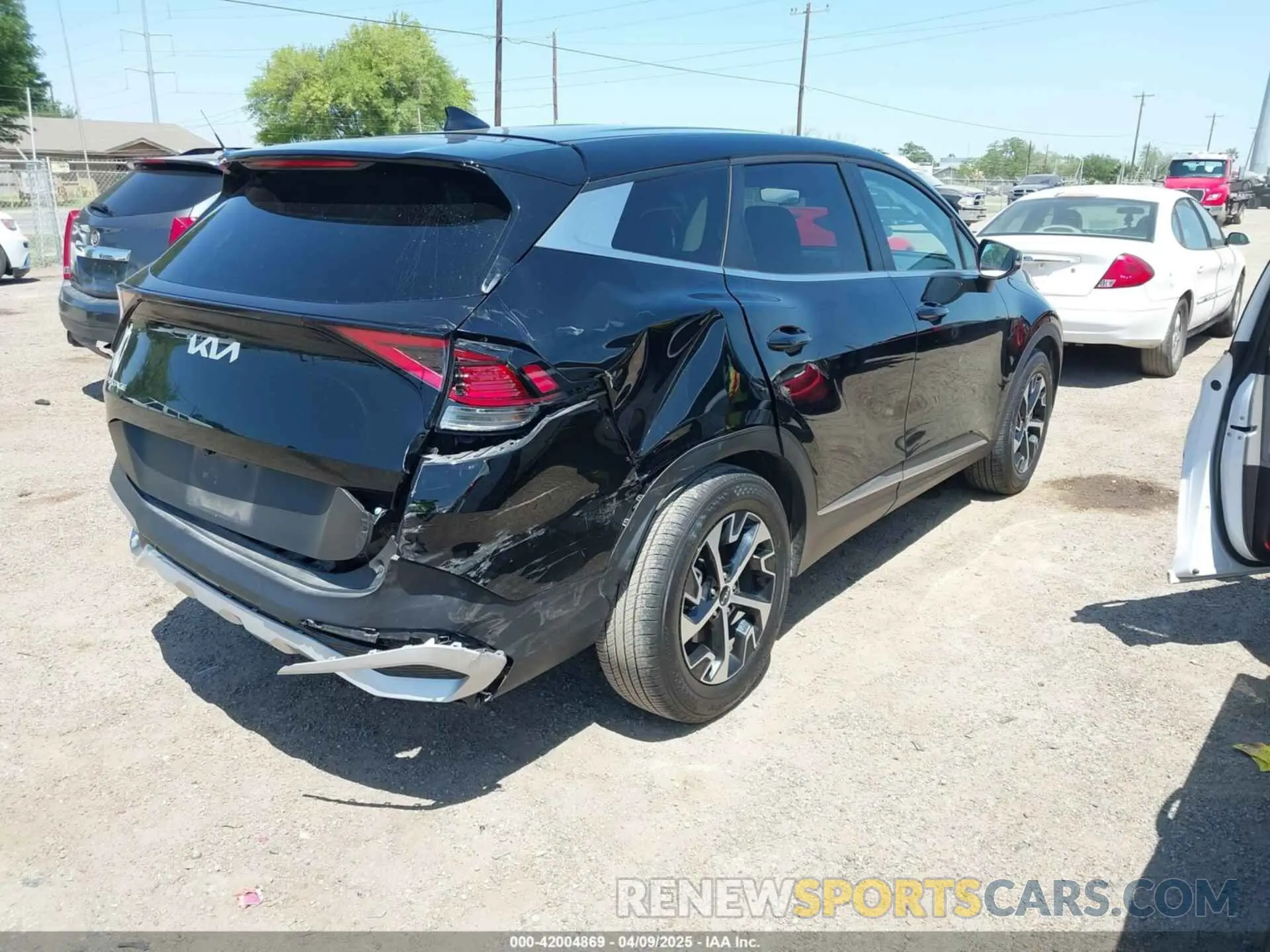 4 fotografías del automóvil dañado 5XYK33DF1RG223817 KIA SPORTAGE 2024