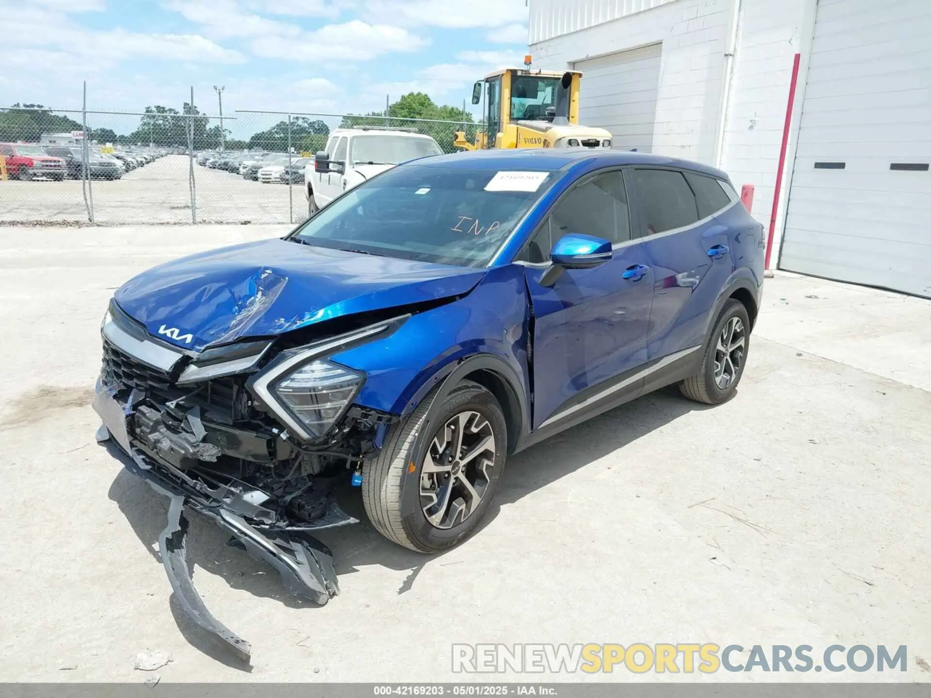 2 fotografías del automóvil dañado 5XYK33DF2RG143393 KIA SPORTAGE 2024