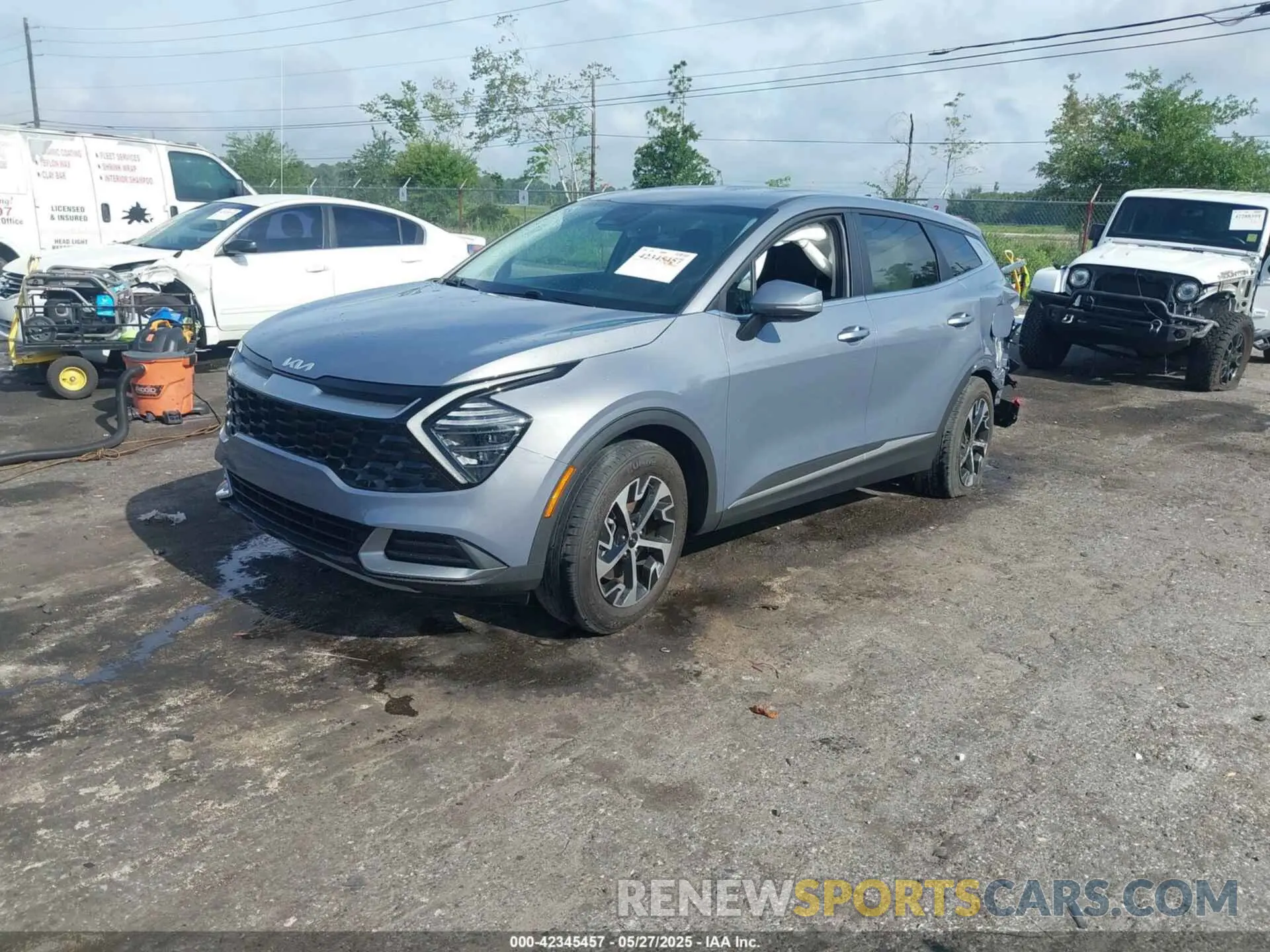 2 fotografías del automóvil dañado 5XYK33DF3RG185488 KIA SPORTAGE 2024