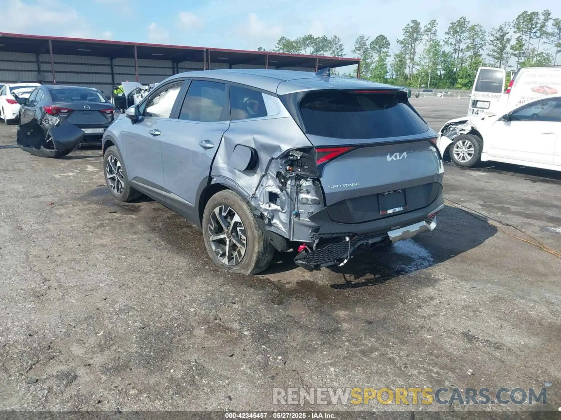 3 fotografías del automóvil dañado 5XYK33DF3RG185488 KIA SPORTAGE 2024