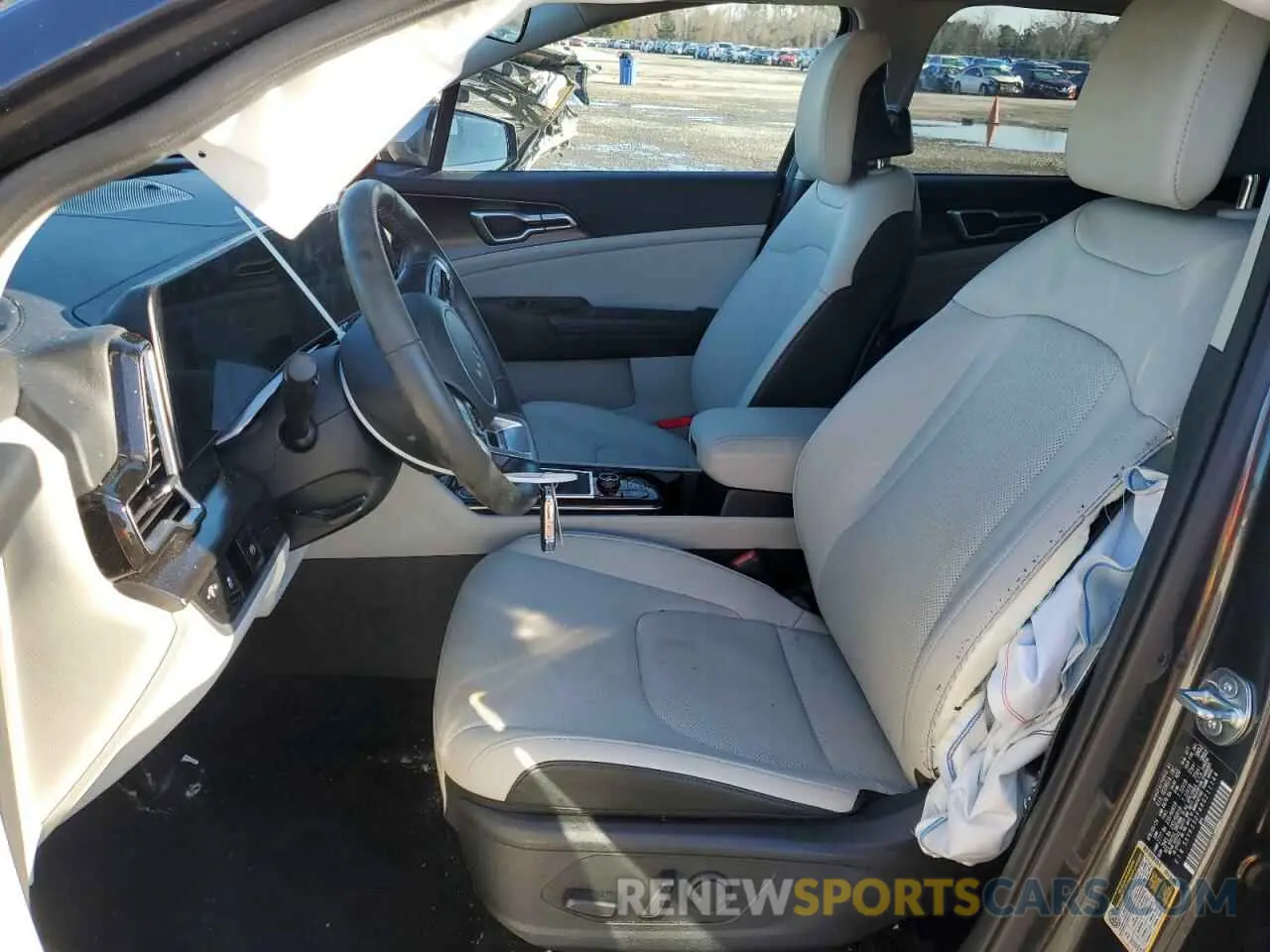 7 fotografías del automóvil dañado 5XYK33DF4RG211144 KIA SPORTAGE 2024