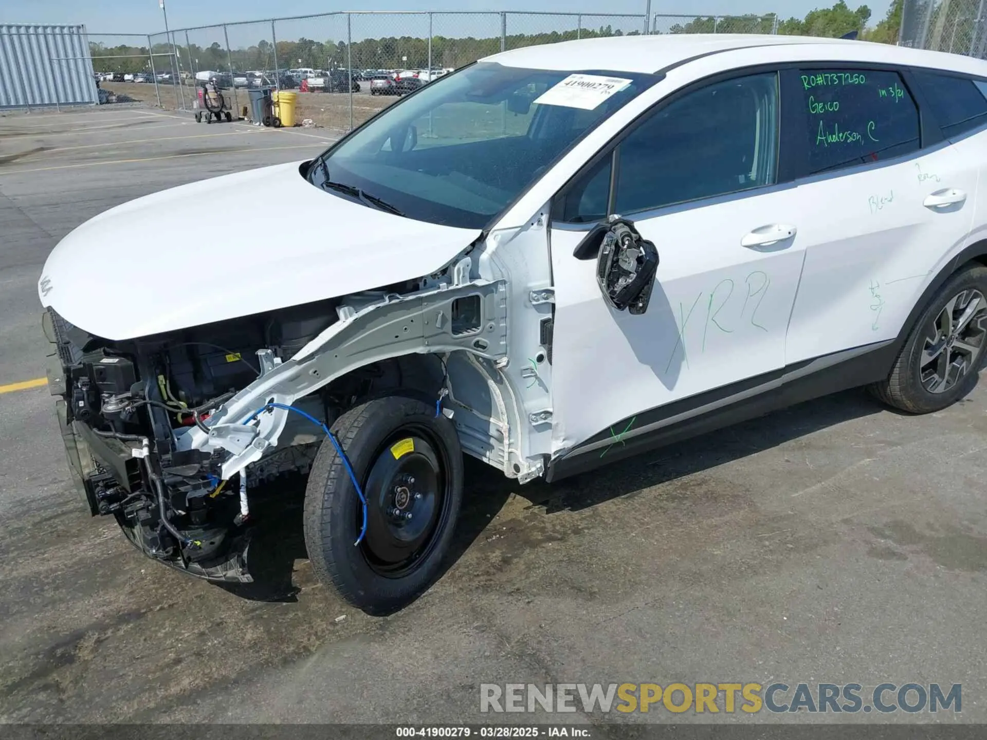 18 fotografías del automóvil dañado 5XYK33DF6RG191219 KIA SPORTAGE 2024
