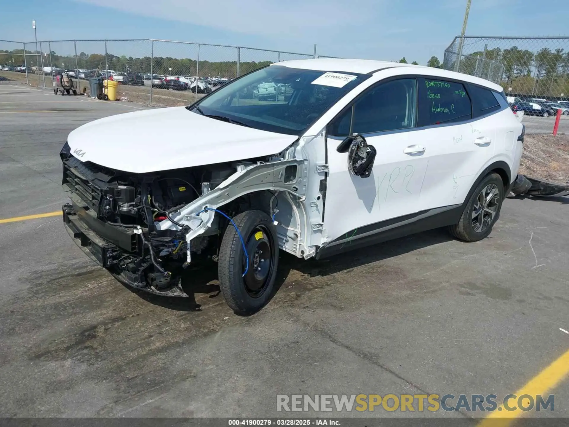 2 fotografías del automóvil dañado 5XYK33DF6RG191219 KIA SPORTAGE 2024