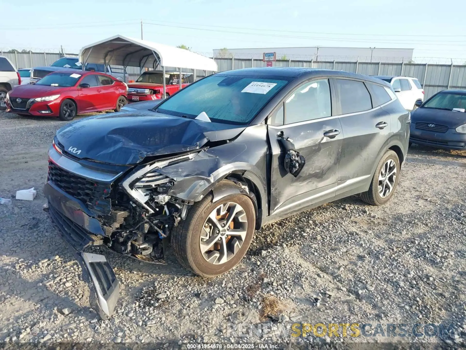 2 fotografías del automóvil dañado 5XYK33DF7RG144202 KIA SPORTAGE 2024