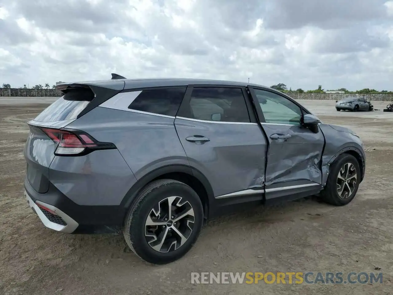 3 fotografías del automóvil dañado 5XYK33DF7RG167883 KIA SPORTAGE 2024
