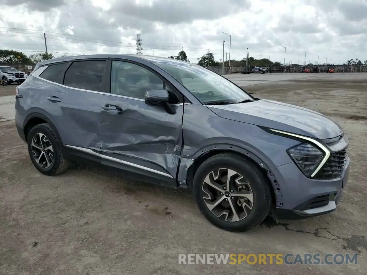 4 fotografías del automóvil dañado 5XYK33DF7RG167883 KIA SPORTAGE 2024
