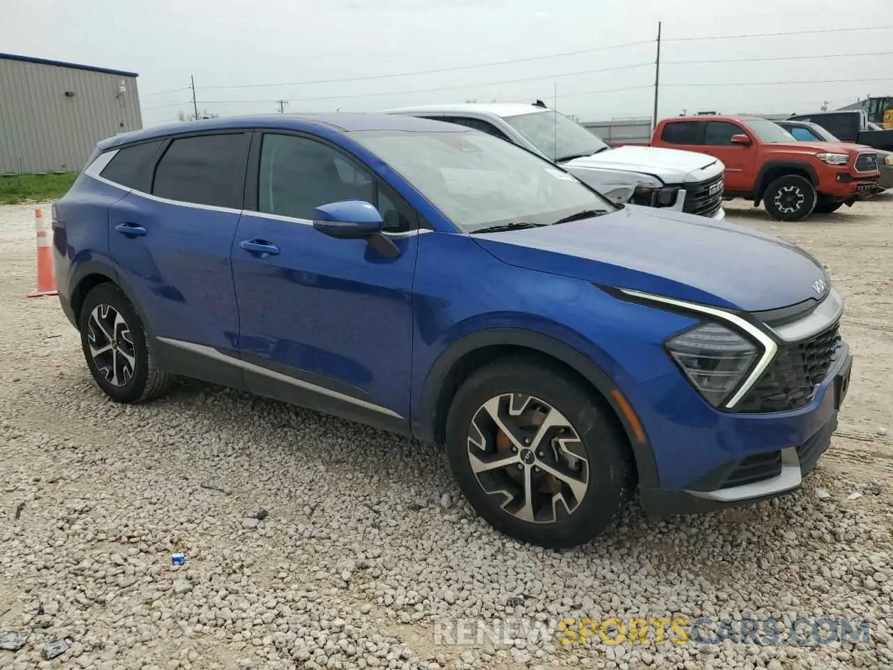 4 fotografías del automóvil dañado 5XYK33DF8RG149702 KIA SPORTAGE 2024