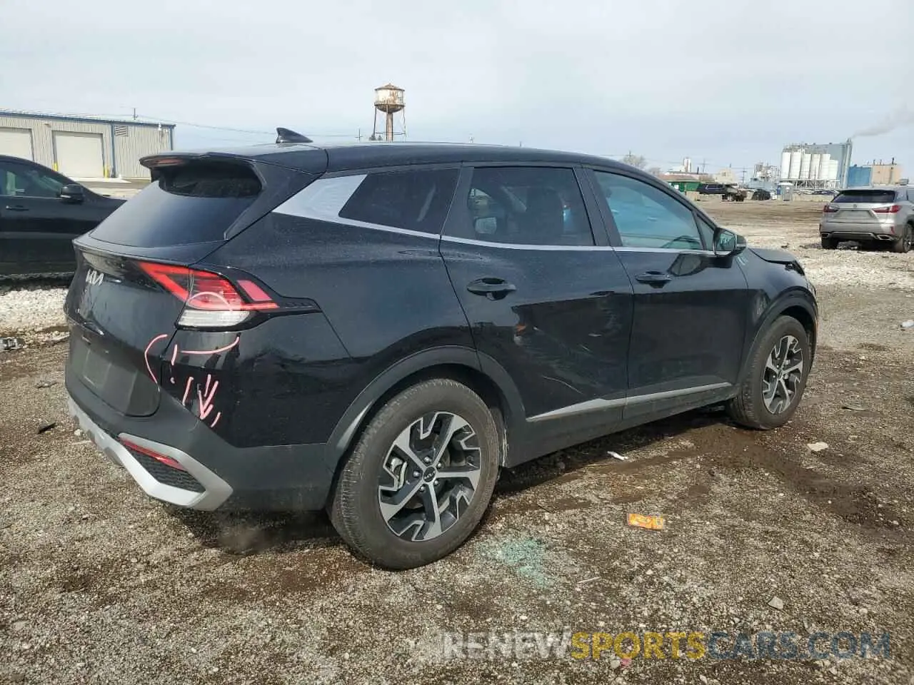 3 fotografías del automóvil dañado 5XYK33DF9RG170025 KIA SPORTAGE 2024