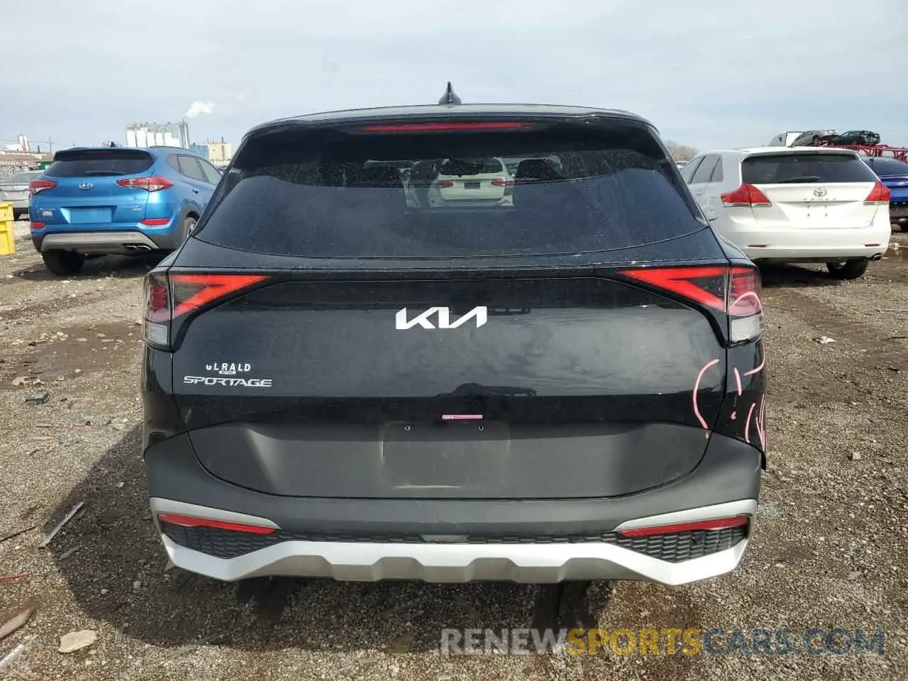 6 fotografías del automóvil dañado 5XYK33DF9RG170025 KIA SPORTAGE 2024