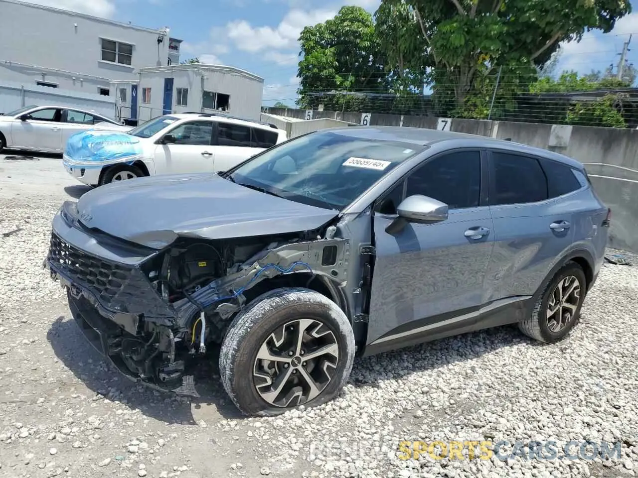 1 fotografías del automóvil dañado 5XYK33DFXRG160135 KIA SPORTAGE 2024