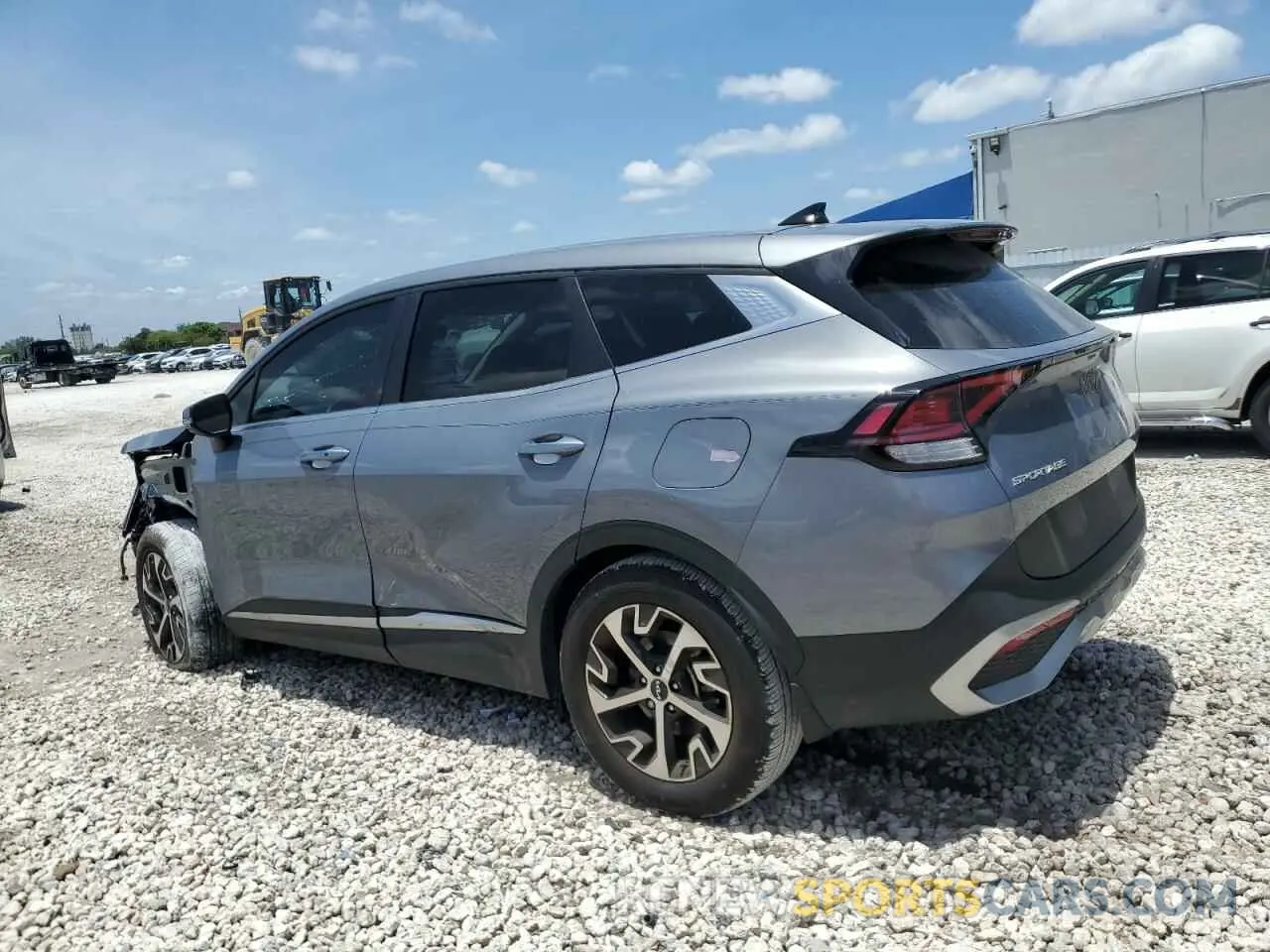 2 fotografías del automóvil dañado 5XYK33DFXRG160135 KIA SPORTAGE 2024