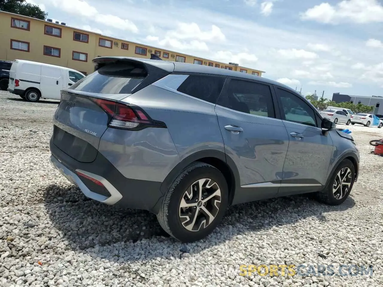 3 fotografías del automóvil dañado 5XYK33DFXRG160135 KIA SPORTAGE 2024