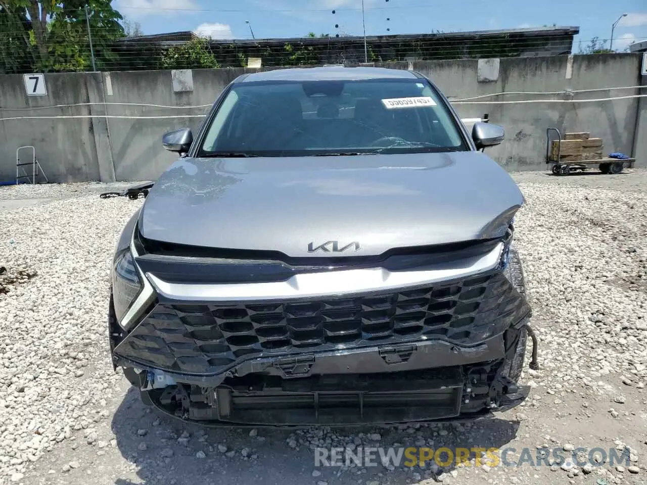 5 fotografías del automóvil dañado 5XYK33DFXRG160135 KIA SPORTAGE 2024