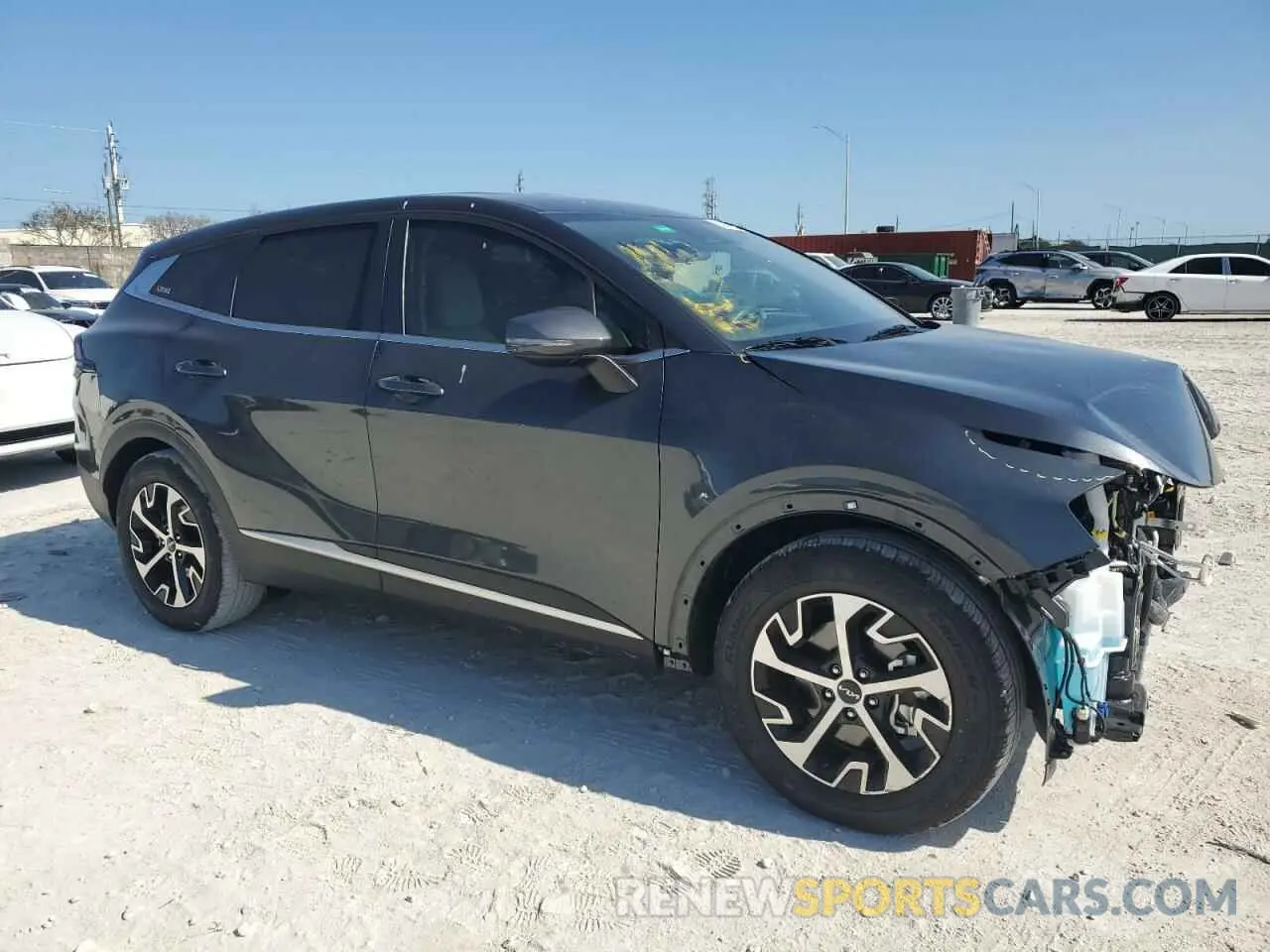 4 fotografías del automóvil dañado 5XYK33DFXRG200875 KIA SPORTAGE 2024