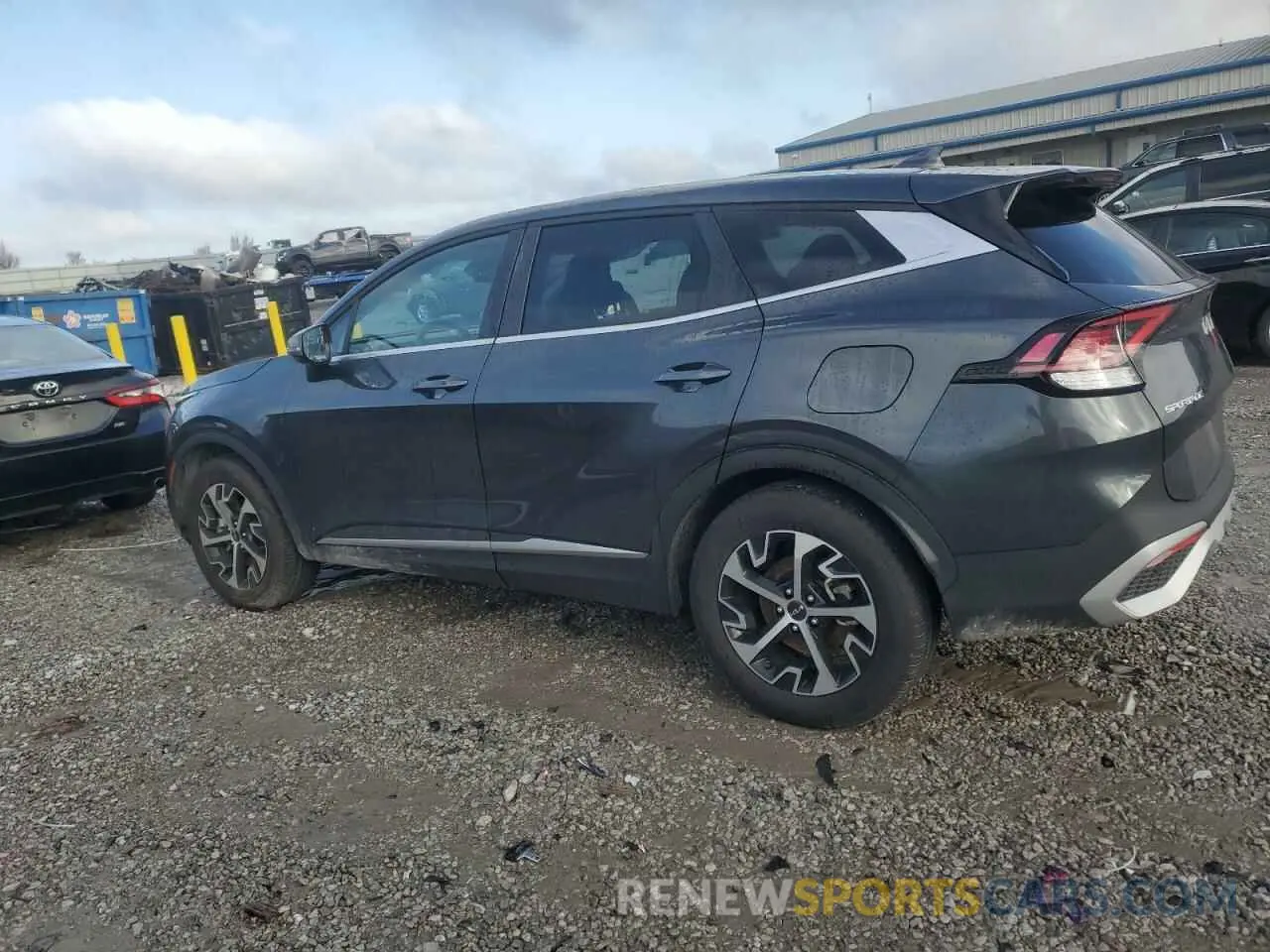 2 fotografías del automóvil dañado 5XYK33DFXRG213027 KIA SPORTAGE 2024