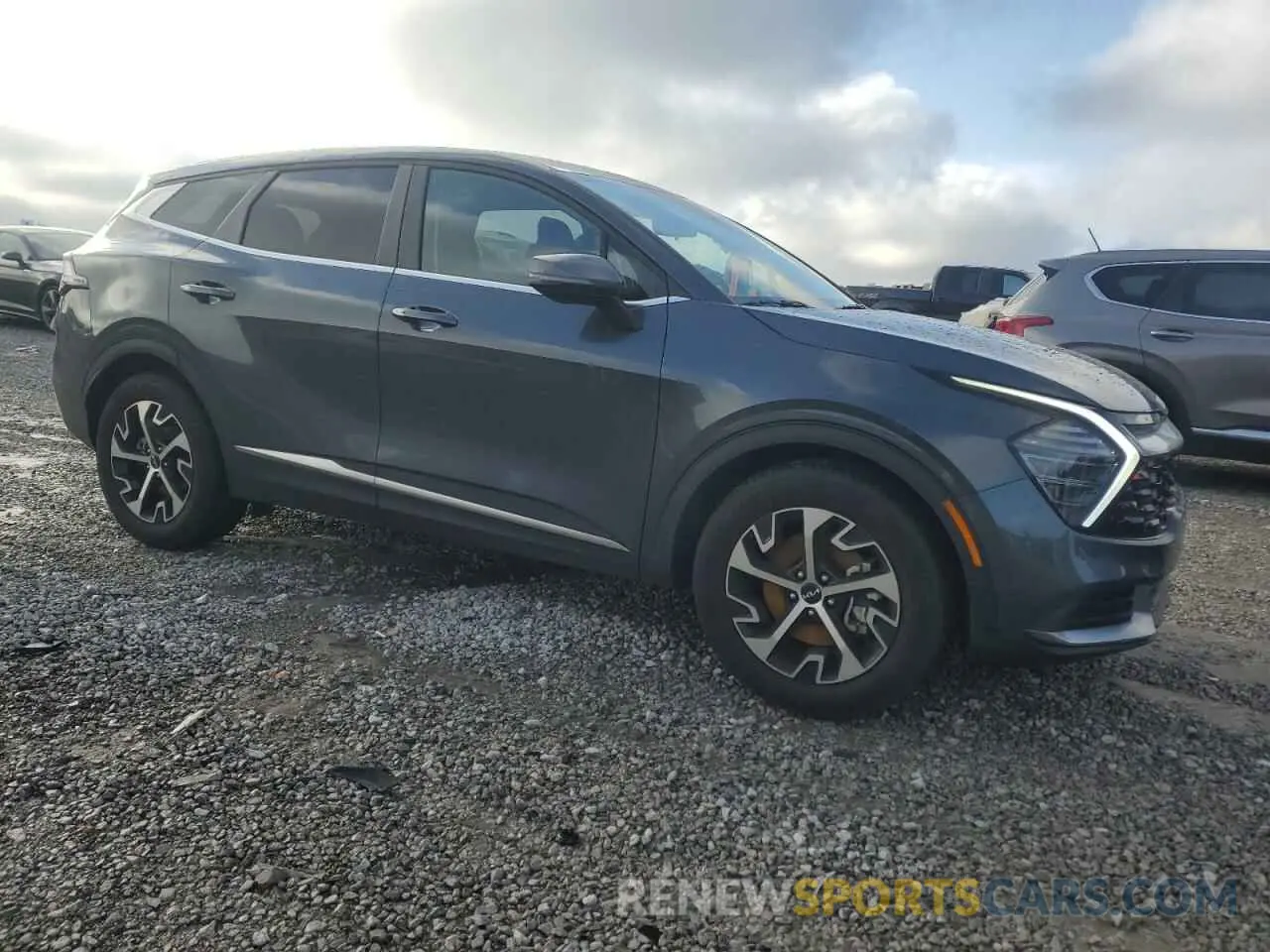 4 fotografías del automóvil dañado 5XYK33DFXRG213027 KIA SPORTAGE 2024