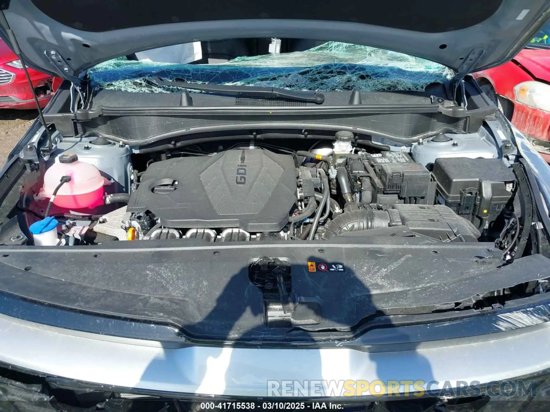 10 fotografías del automóvil dañado 5XYK3CDF0RG229253 KIA SPORTAGE 2024