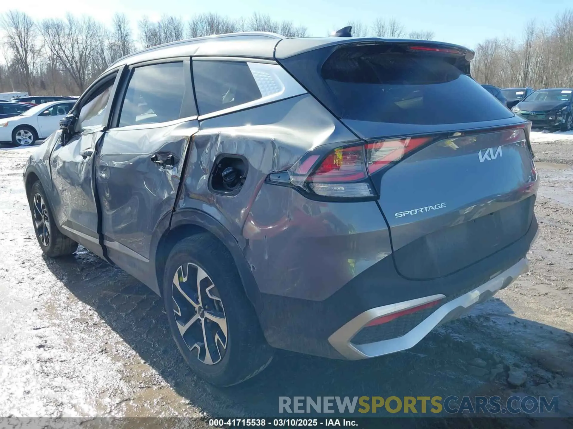3 fotografías del automóvil dañado 5XYK3CDF0RG229253 KIA SPORTAGE 2024