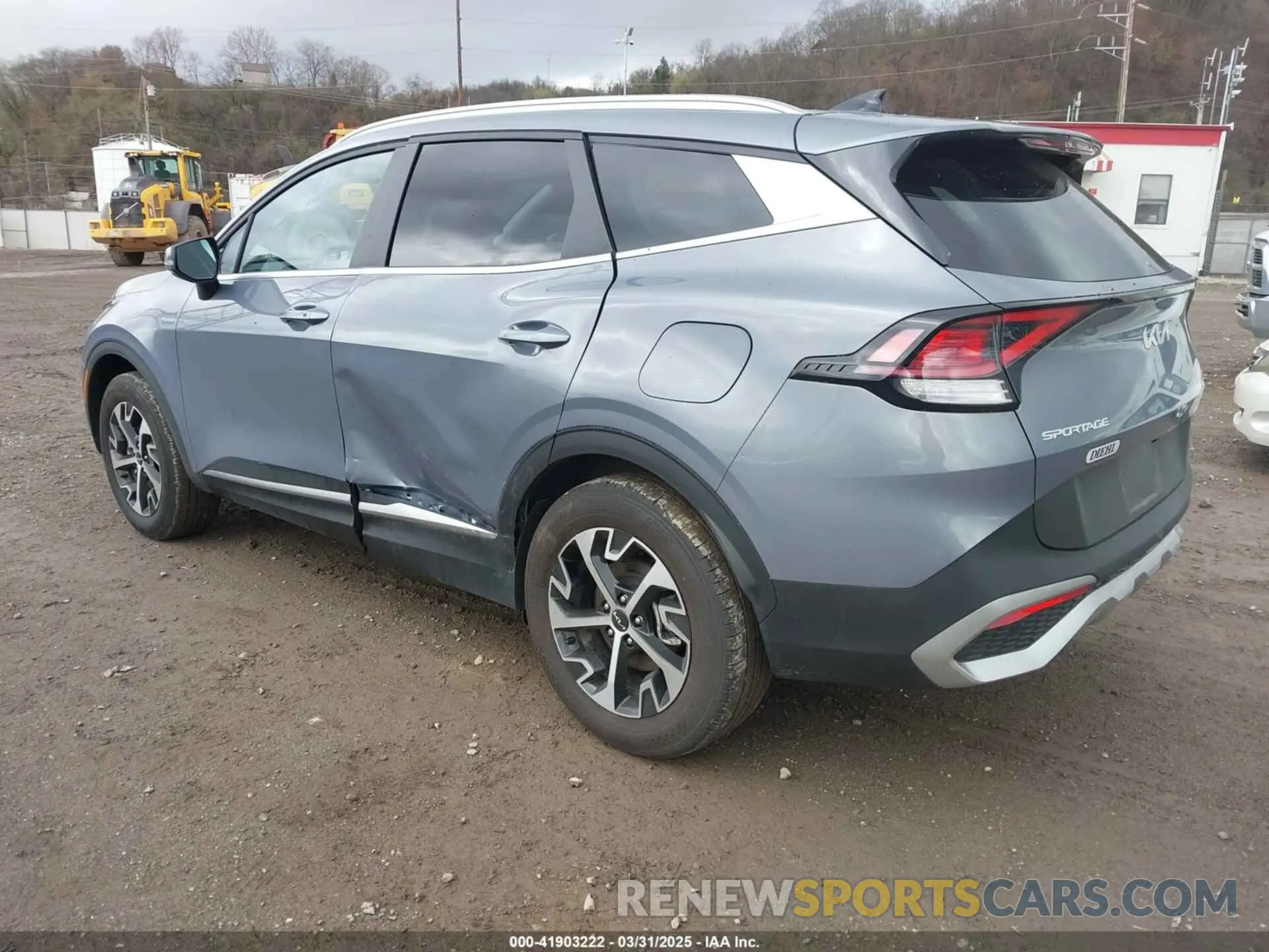 3 fotografías del automóvil dañado 5XYK3CDF4RG174774 KIA SPORTAGE 2024