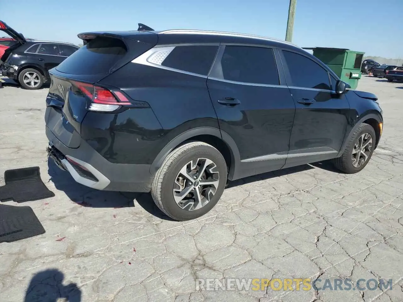 3 fotografías del automóvil dañado 5XYK3CDF6RG151089 KIA SPORTAGE 2024