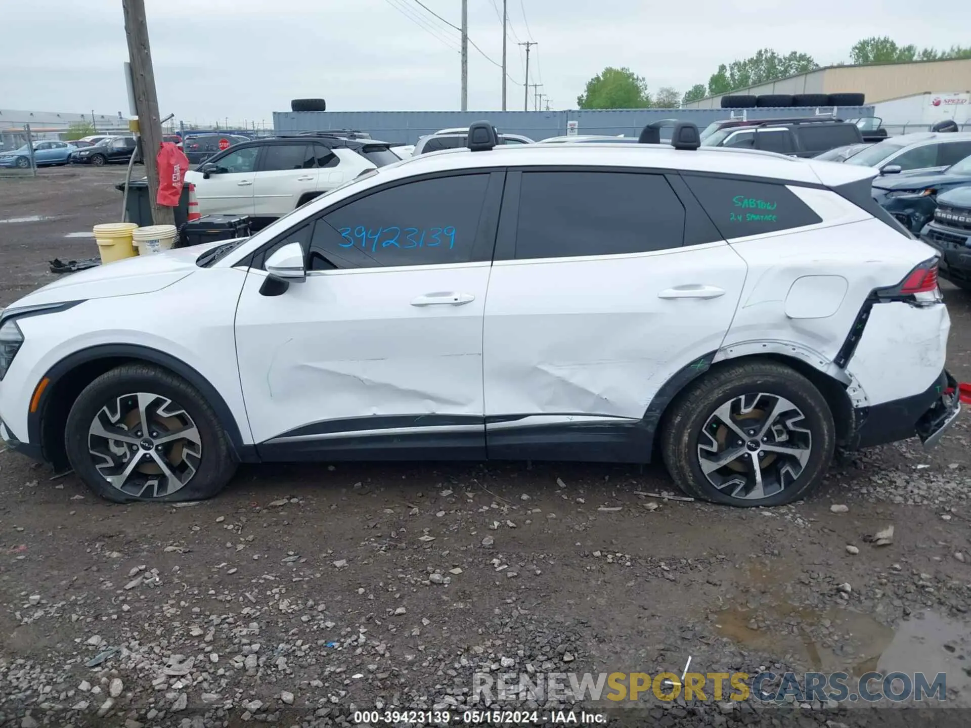 14 fotografías del automóvil dañado 5XYK3CDF9RG144847 KIA SPORTAGE 2024