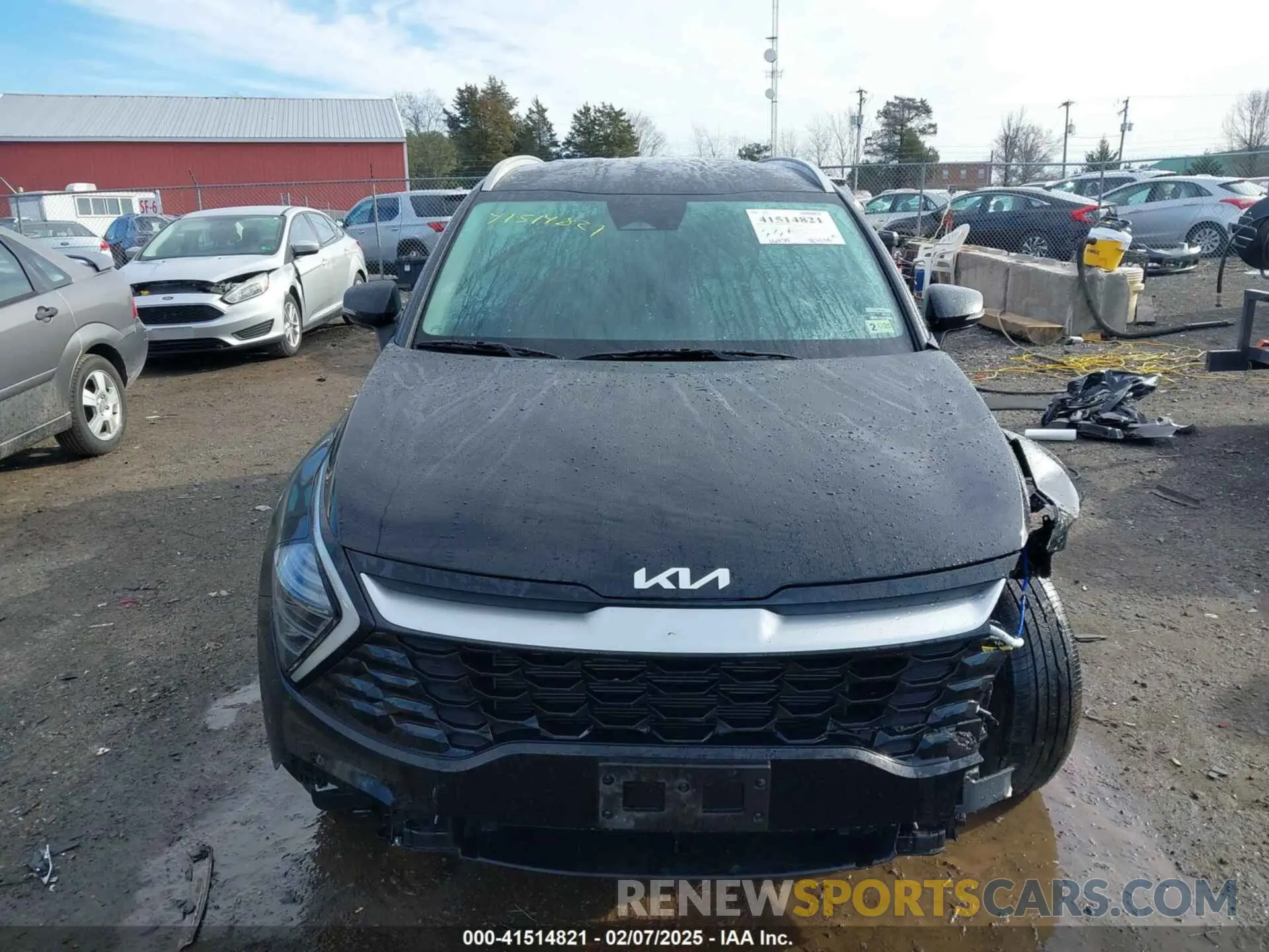 13 fotografías del automóvil dañado 5XYK3CDFXRG188114 KIA SPORTAGE 2024