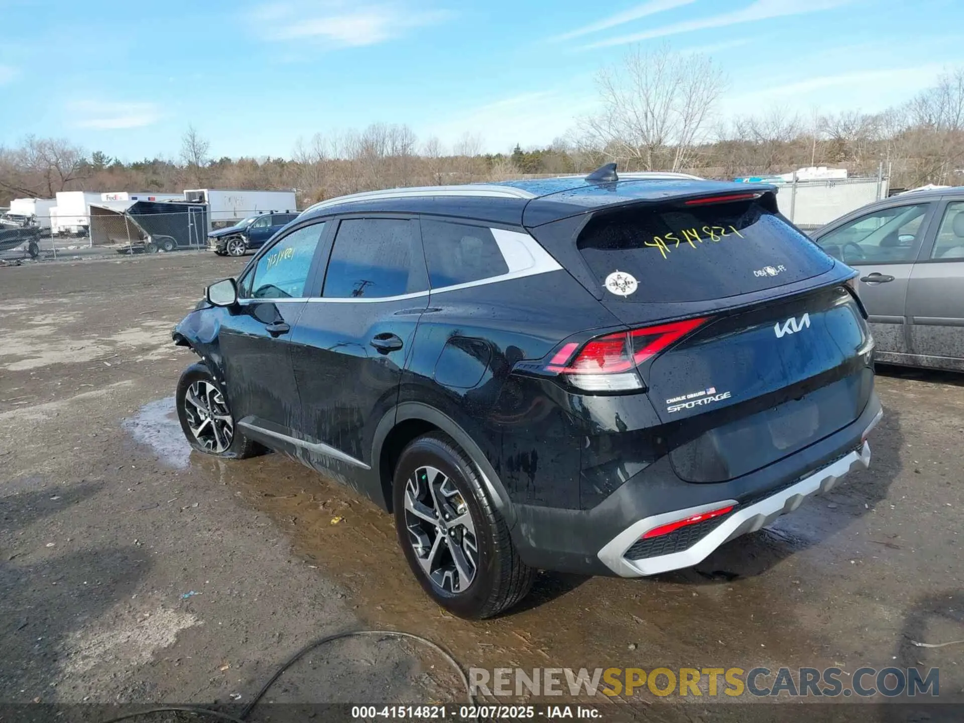 3 fotografías del automóvil dañado 5XYK3CDFXRG188114 KIA SPORTAGE 2024