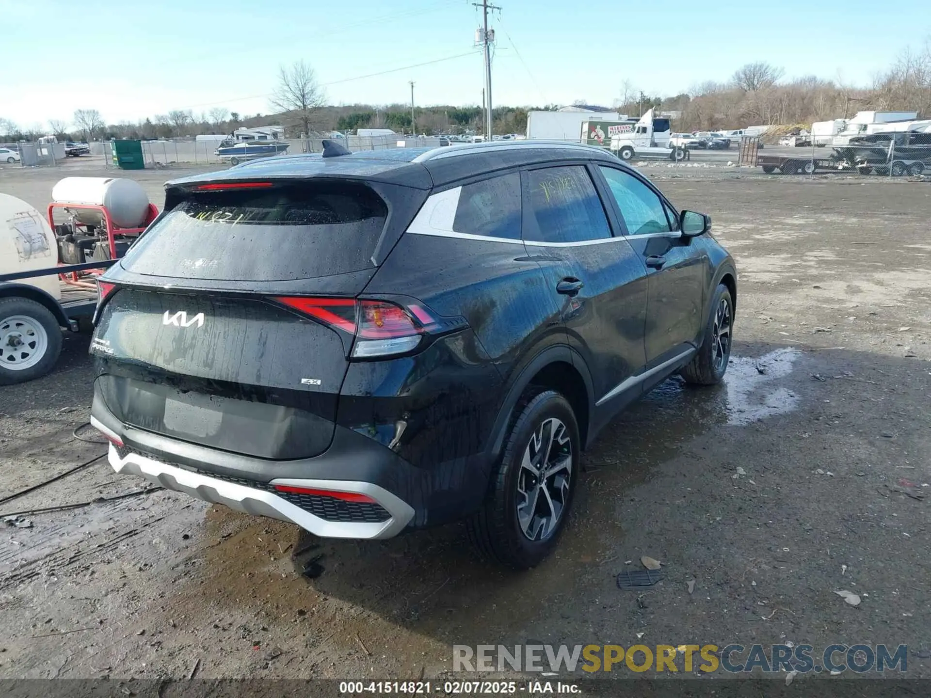 4 fotografías del automóvil dañado 5XYK3CDFXRG188114 KIA SPORTAGE 2024